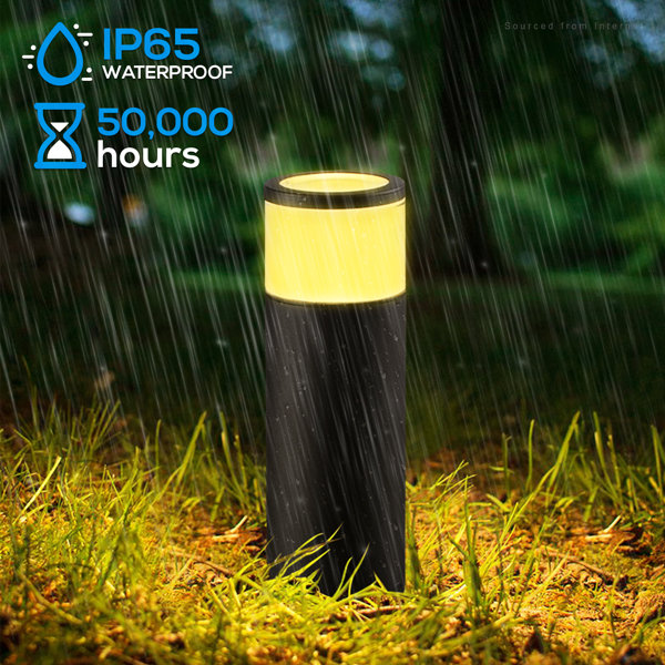 LEONLITE Stille LED RGB Bollard Landscape Lights 4.5W Outdoor Low